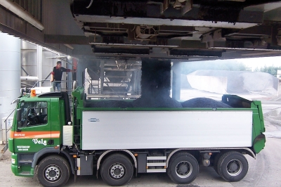 Loading of asphalt
