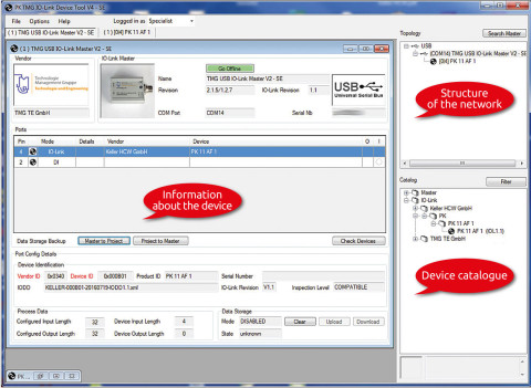 Integration of an IO sensor to the master.